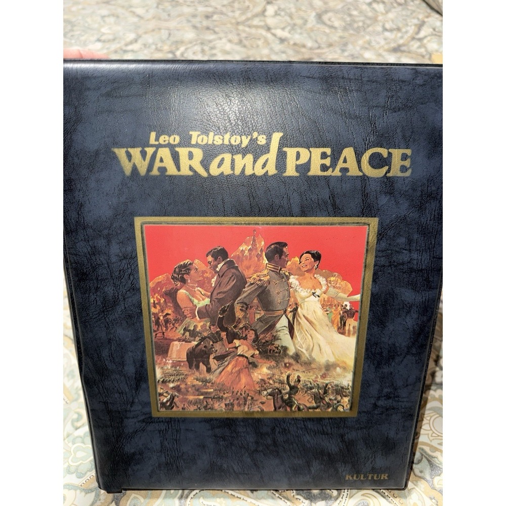 Leo Tolstoys War And Peace‎ VHS Four Tape Set Clamshell Kultur